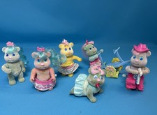 Vintage Tyco Bitsy Bears Lot - Wind Up 1990s Pastel Figures