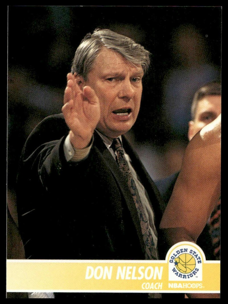 Don Nelson 1994-95 Hoops #282 Golden State Warriors Coach