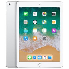 Apple iPad 6 2018 9.7" 32GB Silver WiFi  Cellular - Very Good
