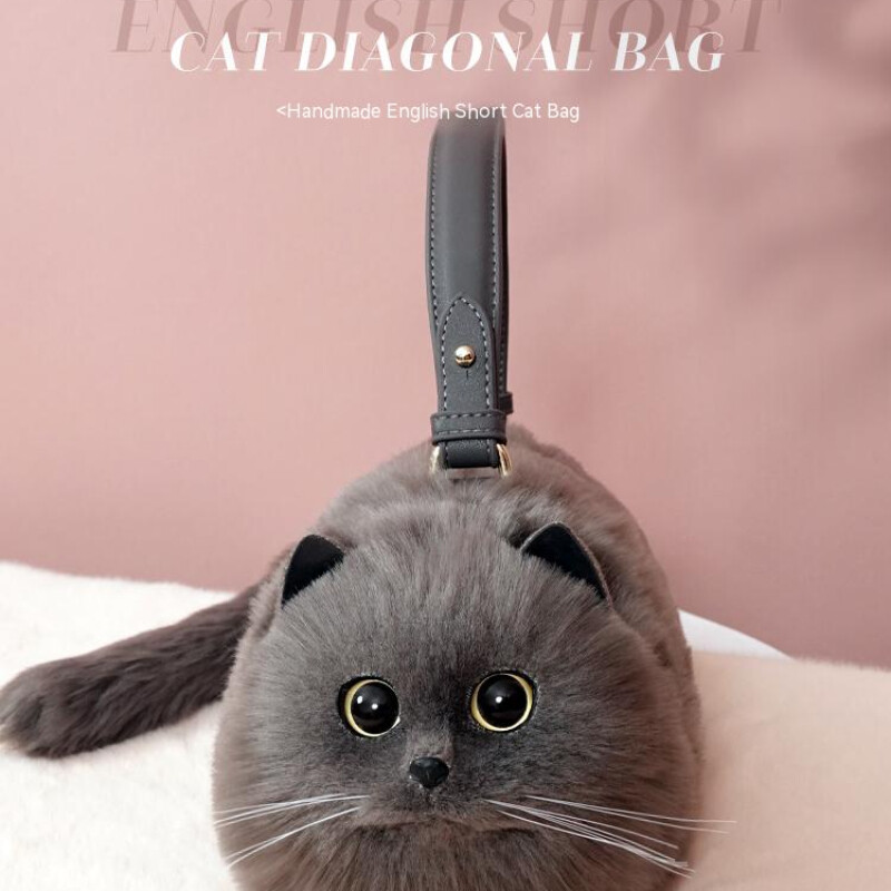 Handmade Cat Doll Bag Niche Senior Practical, Cat Bag A Variety of 