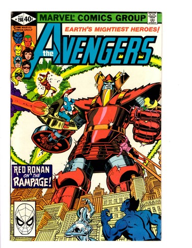 AVENGERS #198 - AUGUST 1980 - HIGH GRADE BRONZE AGE MARVEL - RED RONIN