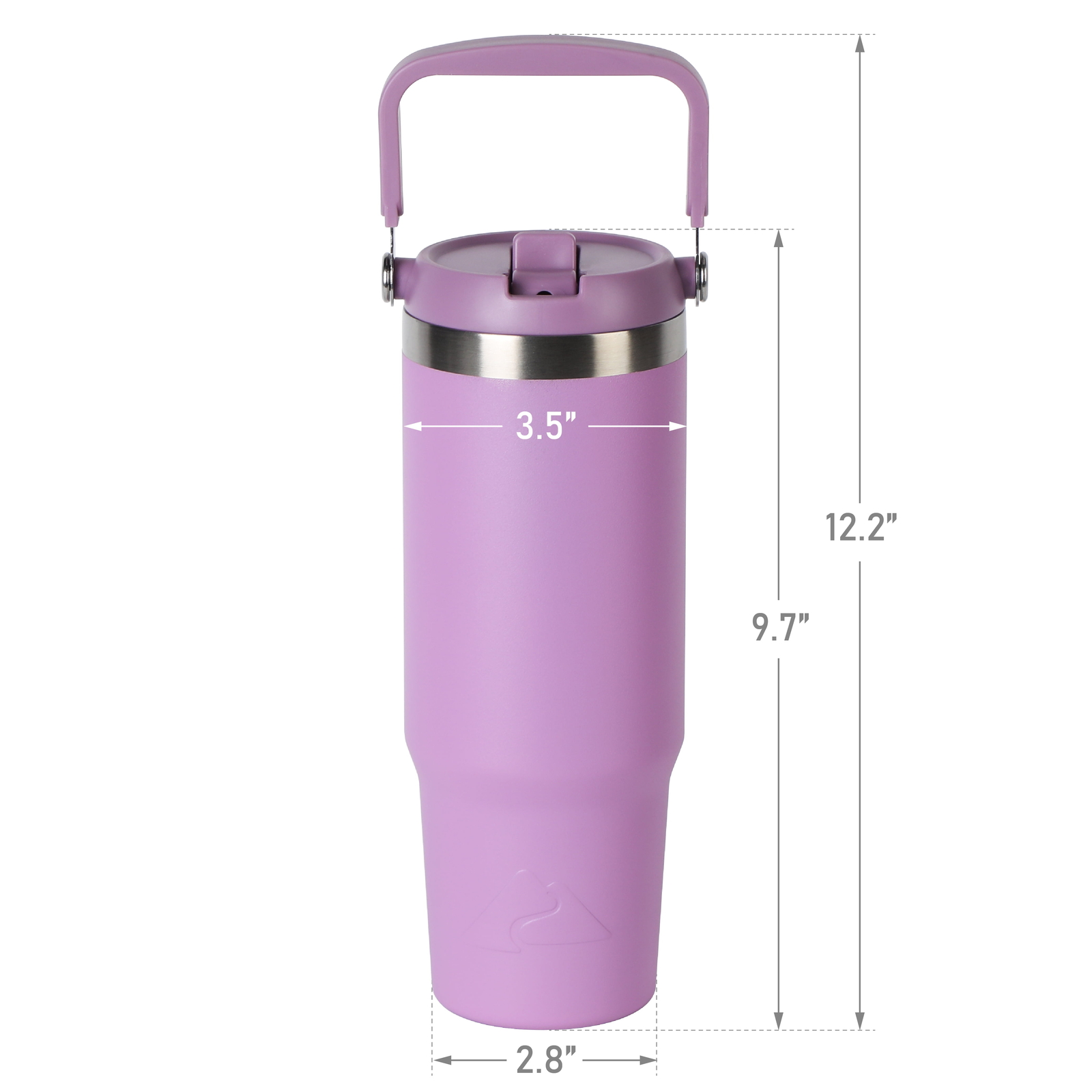Ozark Trail 30 oz Insulated Stainless Steel Tumbler with Swivel Handle New Lilac