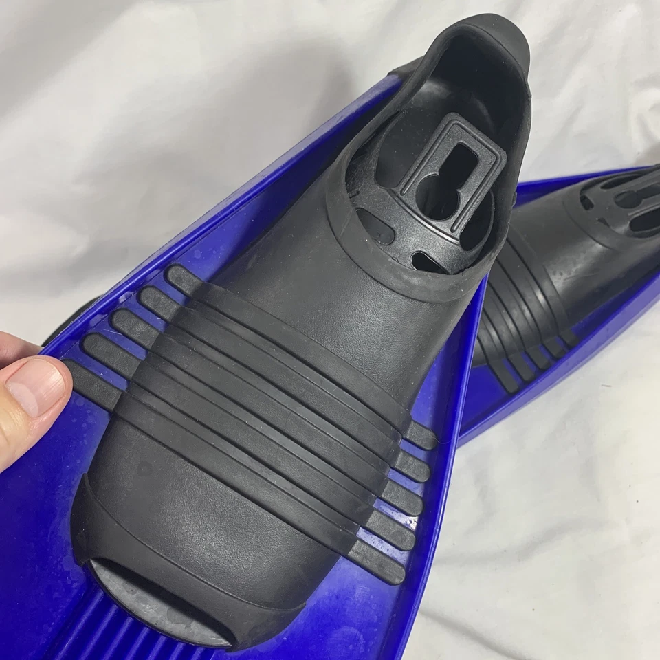 Bundle SCUBA SWIMMING GEAR DEEP SEE FLIPPERS FINS SIZE S 5-6 SNORKEL & MASK 38 - Image 3 of 4