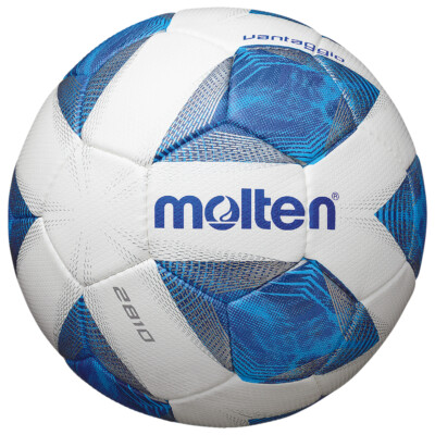 Molten Fußball FA2810 | Trainingsball | Outdoor | Indoor | Blau-Weiß | Gr. 4 / 5