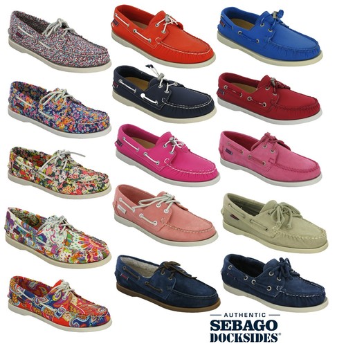 Sebago Docksides Da Donna Basse Mocassini Scarpe Casual Moda Mocassini  UK2.5-8.5 | eBay