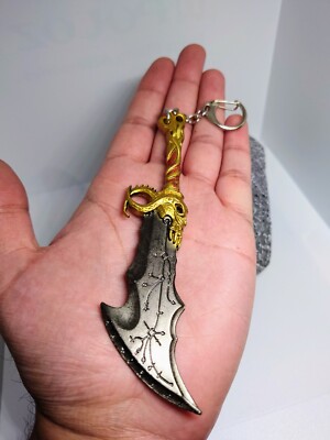 1 pc Dieu de la Guerre Chaos Lame Tonnerre Marteau Hache Épée Arme Modèle Porte-clés avec Présentoir pour (Coffret cadeau 1 1 pc Dieu de la Guerre Chaos Lame Tonnerre Marteau Hache Épée Arme Modèle Porte-clés avec Présentoir pour (Coffret cadeau 1