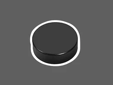 Hockey Puck Sticker Realistic Waterproof Sports Game Gift NEW