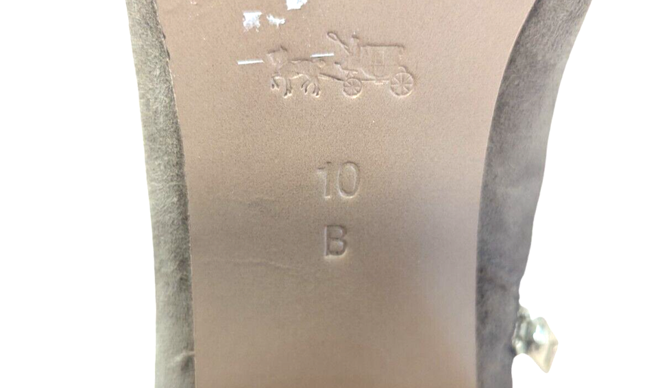 COACH Bonnie Women's Block Heeled Bootie Boots Size 10 B Suede Tan eBay