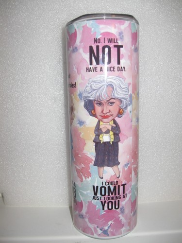 Neu 20 Unzen Whimsical Golden Girls Reisebecher Becher - Bild 3 von 5