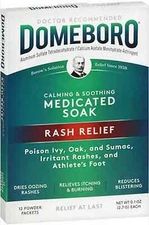 Domeboro Powder Packets #12 packets ( Excellent EZCEMA TREATMENT )