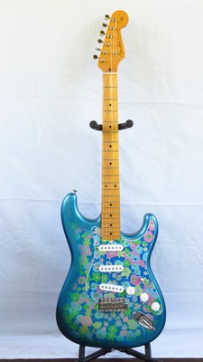 90s Fender Crafted in Japan Blue Paisley Stratocaster w/ case | eBay
