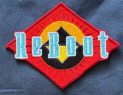REBOOT figure patch embroidered action badge Matrix computer Enzo MAINFRAME game
