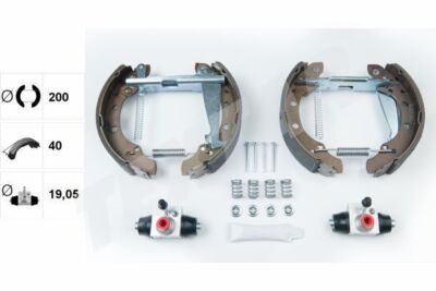 TEXTAR 84044703 TEXTAR Bremsbackensatz für SEAT SKODA VW