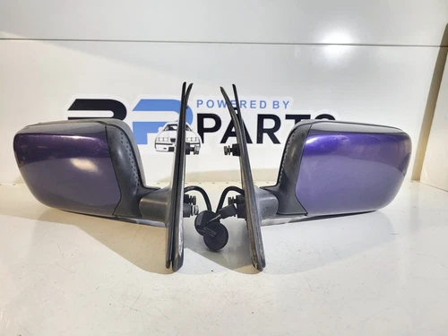 BMW E36 Electr. heat. mirror right 51168144406, left 51168144407 velvet blue met