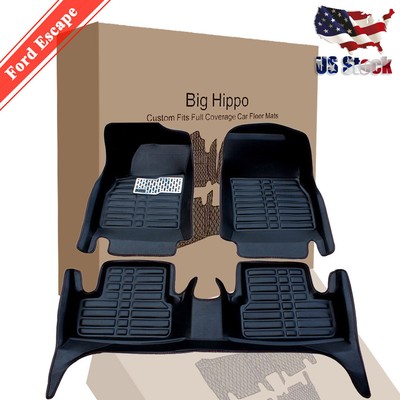 For Ford Escape 2015 2017 Floor Mat Floor Liner All Weather