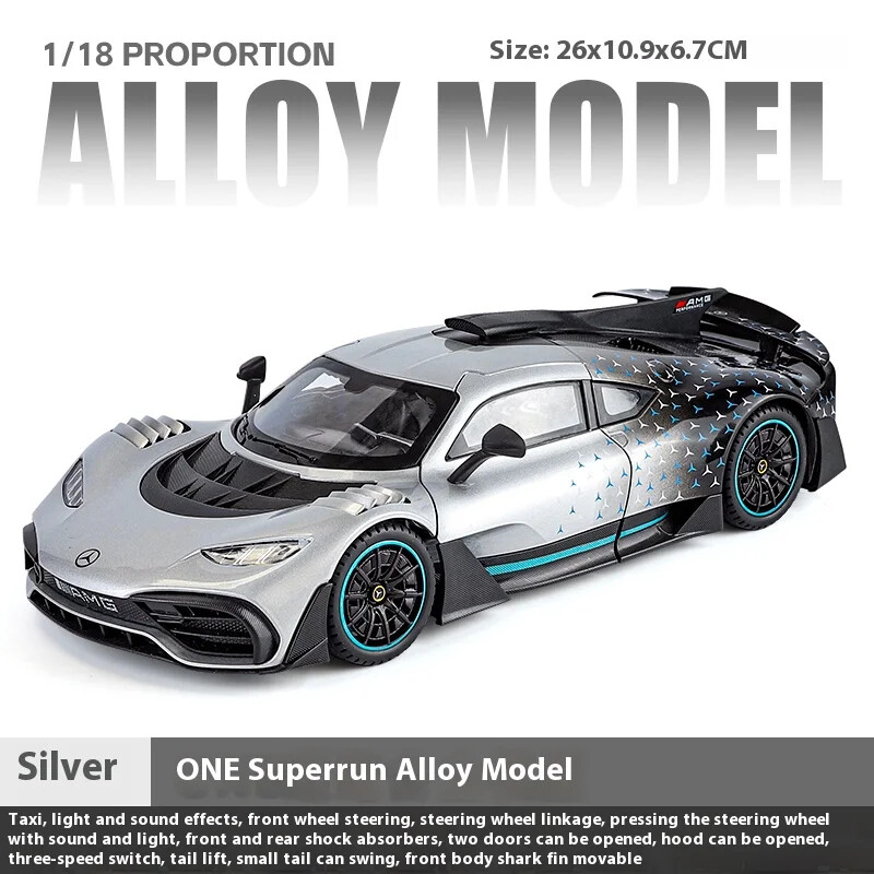 メルセデスベンツ AMG ONE 1/18 シルバー 1/18 Dealer Edition 2023 Mercedes-Benz AMG ONE (High-Tech