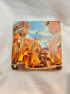 Ceramic Coasters Made in Hawaii Las Vegas/Casino Caesars 5703