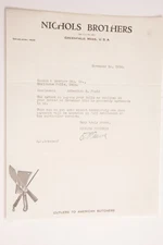 1926 Lamson Goodnow Nichols Brothers Greenfield MA Bill Credit-Ephemera L126A