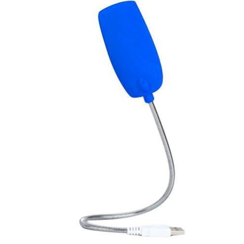 LAMPADA LED 28x FLESSIBILE CON USB - BLU senza interruttore - Picture 2 of 3