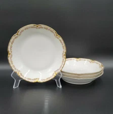 Haviland SCHLEIGER 524a 4 Coupe Soup Bowls MINT