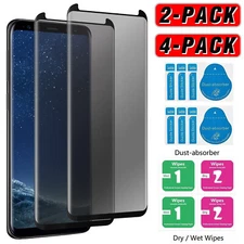 For Samsung Galaxy S8/S8+/S8 Plus Privacy Tempered Glass Screen Protector
