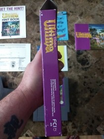 Ultima Exodus NES Nintendo very rare 100% complete with every insert