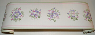 Bordüre Norwall Blumen Floral  (3,28 EUR/m)