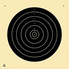 Official NRA MR-65 F-Class 500 Yard High Power Rifle Target, 37" x 37", 6 Rolled