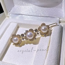 new beautiful pearl hairpin real pearl hair accessories headdress