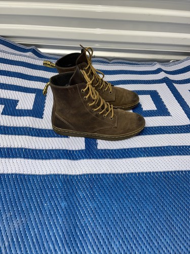 DR MARTENS Leyton Brown Leather Lace Up 