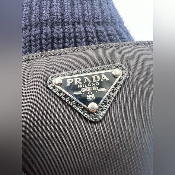 小物 PRADA argyle knit glove PRADA argyle knit glove