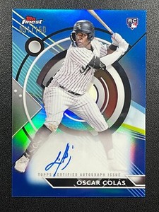 2023 FINEST OSCAR COLAS BLUE REFRACTOR RC AUTO