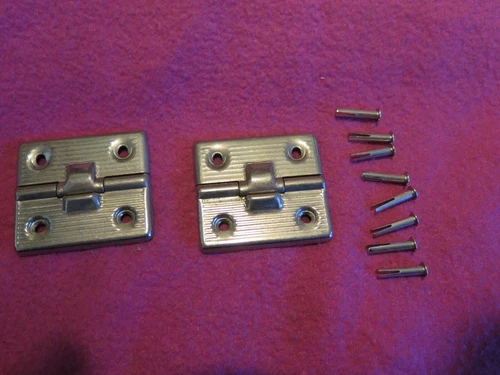 1960's vintage guitar case square hinges for martin ess + ess stone guild case
