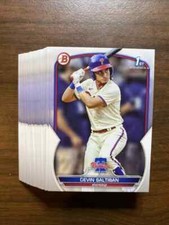 Devin Saltiban 2023 Bowman Draft Paper 1st (31 Cards) Philadelphia Phillies