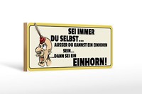 Holzschild Spruch 27X10 Cm Sei Immer Du Selbst Holz Deko Schild Wooden Sign