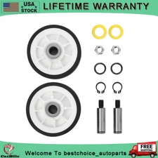 For Maytag Dryer Roller Wheel Drum Support Kit 303373K 12001541 312948 2 Pack