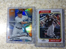 MIKE TAUCHMAN /25 2020 TOPPS CHROME FUTURE STARS ORANGE &Luis Robert Archives RC