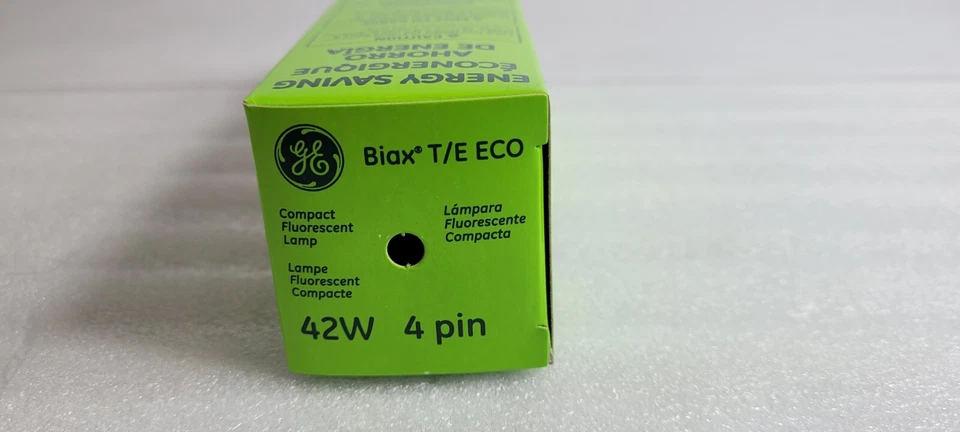 PACK OF 5 GE Compact Fluorescent Light Bulb 42W 4 PIN BIAX T/E ECO 5 BULBS - Image 4 of 4