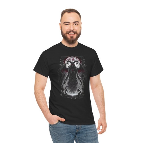 Demon Lord Dark Gothic Winged Demon Grafik T-Shirt für Halloween und Horror Liebhaber - Bild 10 von 13