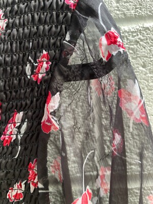 TALULAH Incognito Midi Sheer Dress Floral Work Size 8 AU RRP 320 WITH  DEFECTS | eBay UK