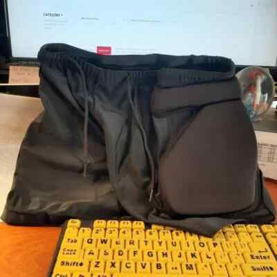 NEW ! Patron Protective Padded Shorts for Cycling Black Size XL