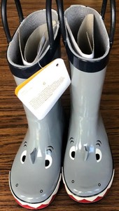 boys shark rain boots