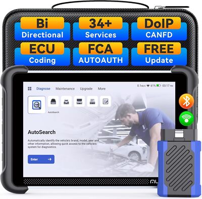 MUCAR 892BT KFZ Diagnosegerät Scanner 34 Reset Alle System Scanner OBD2 NEW 2025