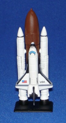 Furuta Chocoegg Space NASA - Space Shuttle Launch Booster (rust color)