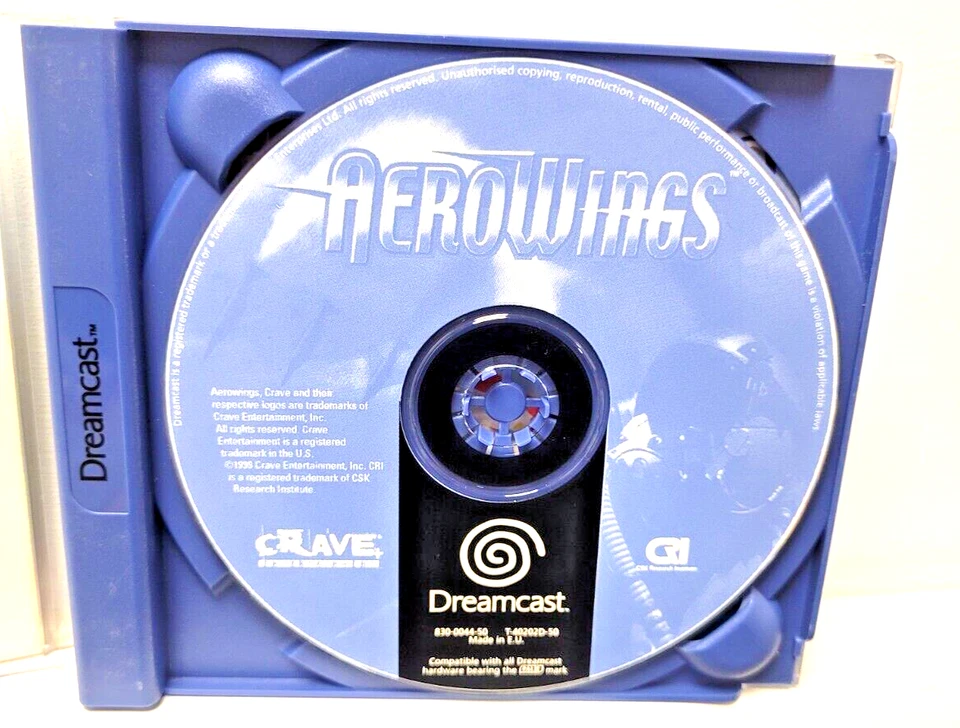 Aerowings Sega Dreamcast - Complete Very Good Condition PAL Version Aero Wings - Image 3 of 4