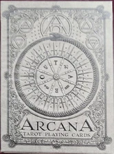 arcana playing cards  dead on paper