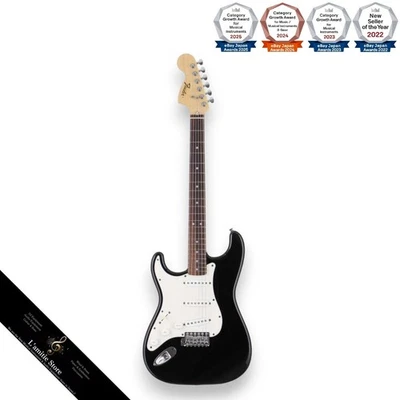 Fender Japan ST72/LH Stratocaster gaucher noir 1972 style classique rare - Photo 1/4