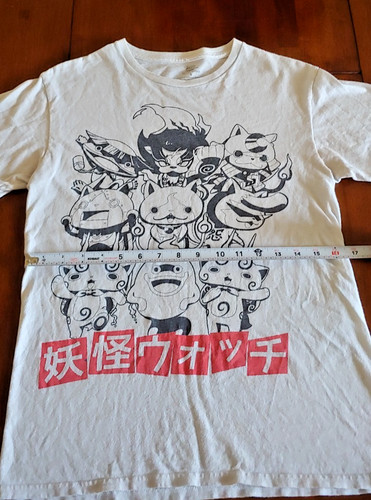 2014 RARE Yo-Kai Watch Adult T-Shirt Officially Licensed Tee Size Small