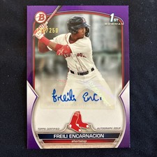 2023 Bowman 1st Freili Encarnacion  Purple Auto 106/250 Red Sox #PPA-FE