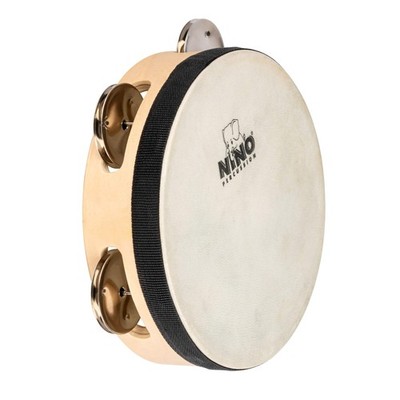 NINO 942 Single Row  Wood Tambourine 6''